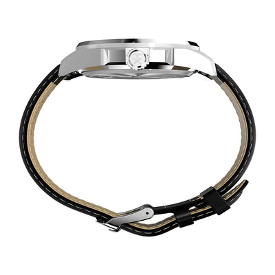 Timex Essex Avenue Day-Date 45mm Leather Band