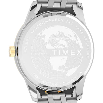 Timex Chicago Multifunction 45mm Stainless Steel Band
