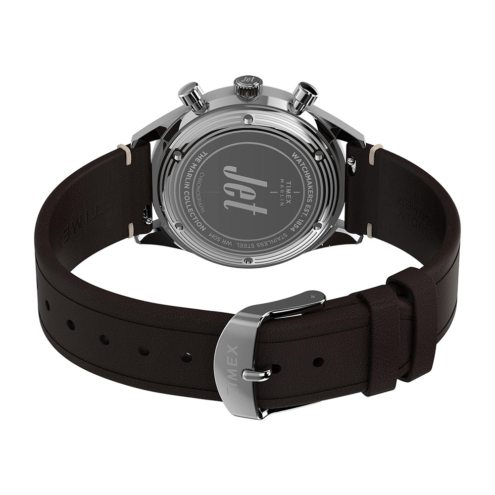 Timex Marlin Jet Quartz Chronograph 40mm Leather Band