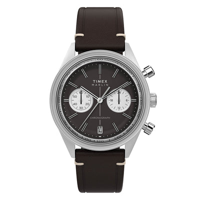 Timex Marlin Jet Quartz Chronograph 40mm Leather Band