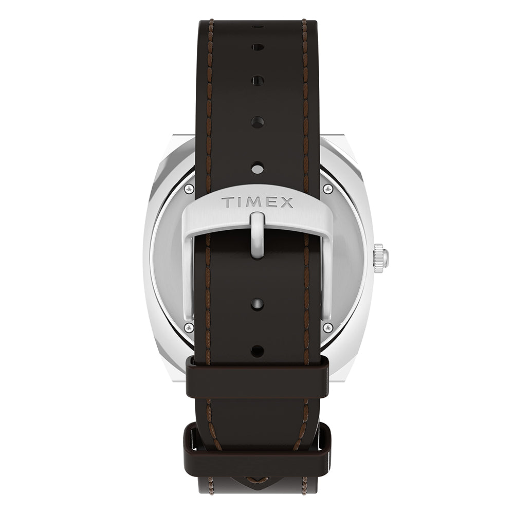 Timex Q Timex 1972 Reissue Date 39mm Leather Band