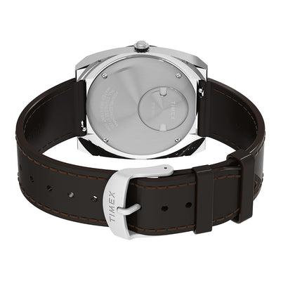 Timex Q Timex 1972 Reissue Date 39mm Leather Band