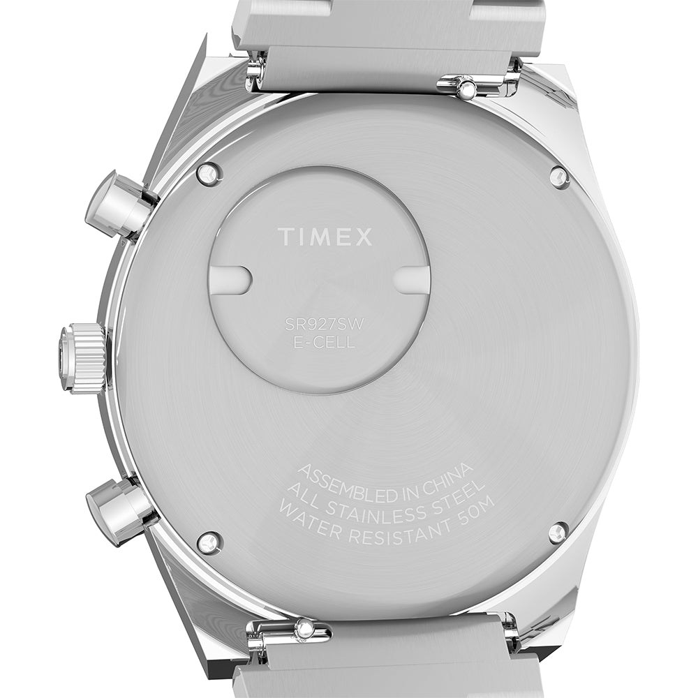 Timex Q Timex Falcon Eye Chronograph 40mm Stainless Steel Band
