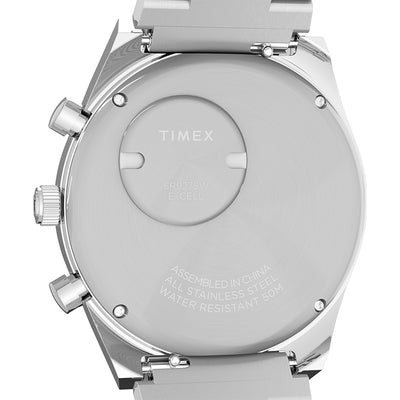 Timex Q Timex Falcon Eye Chronograph 40mm Stainless Steel Band