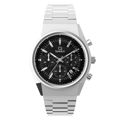 Timex Q Timex Falcon Eye Chronograph 40mm Stainless Steel Band