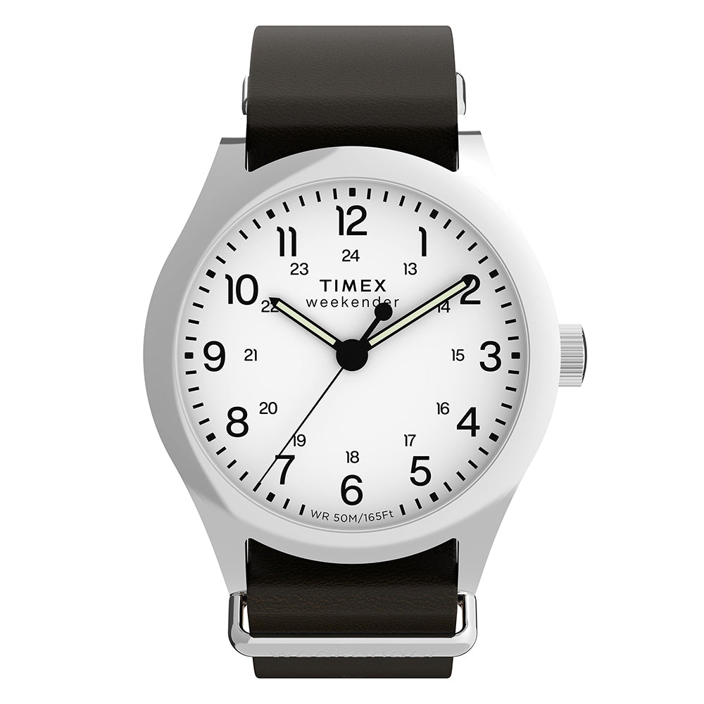 Timex Weekender 3-Hand 39mm Leather Band