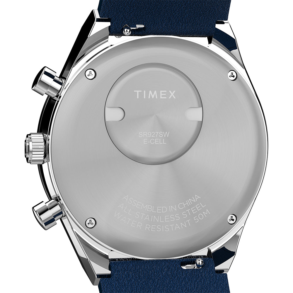 Timex Q Timex Chronograph 40mm Leather Band