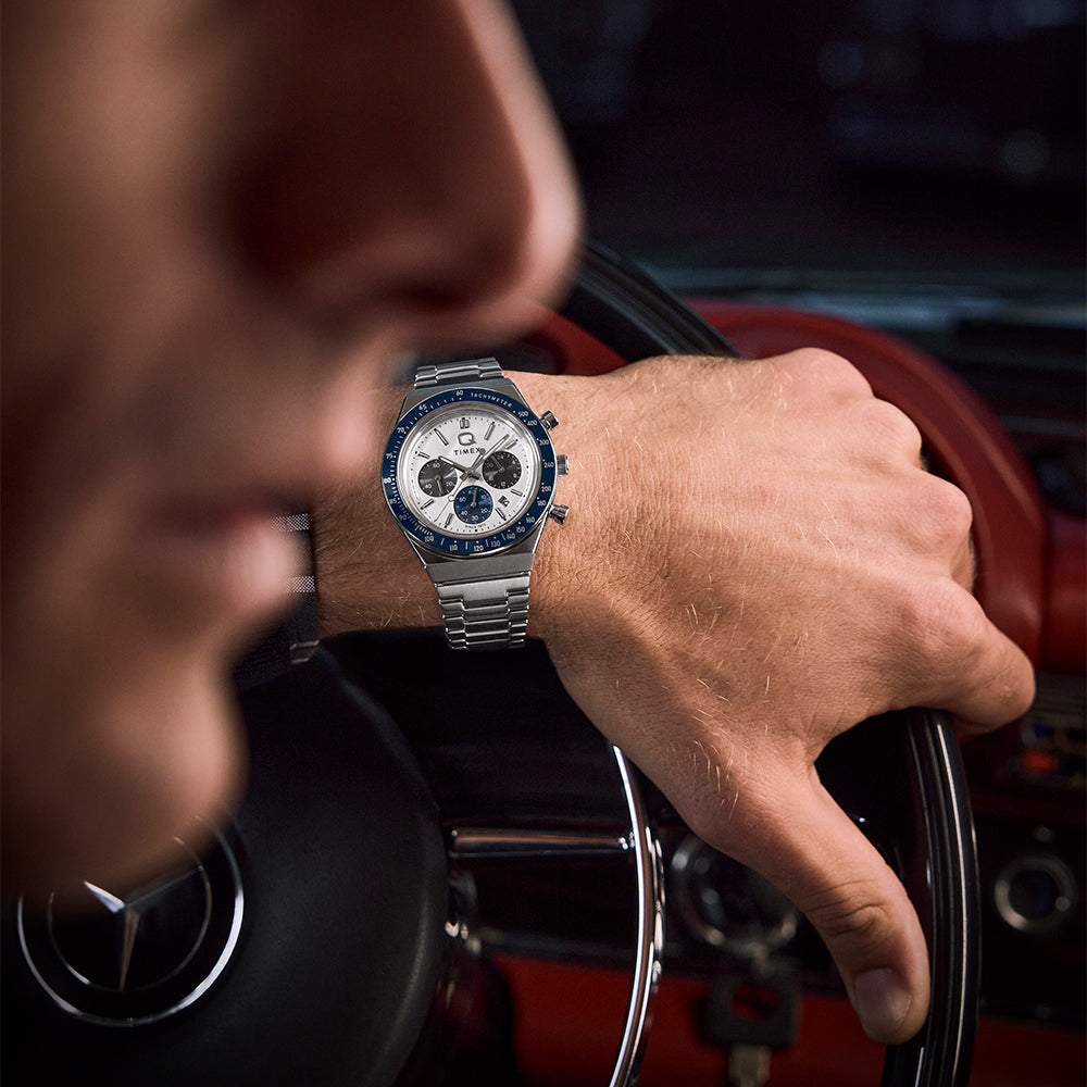 Timex Q Timex Chronograph 40mm Stainless Steel Band