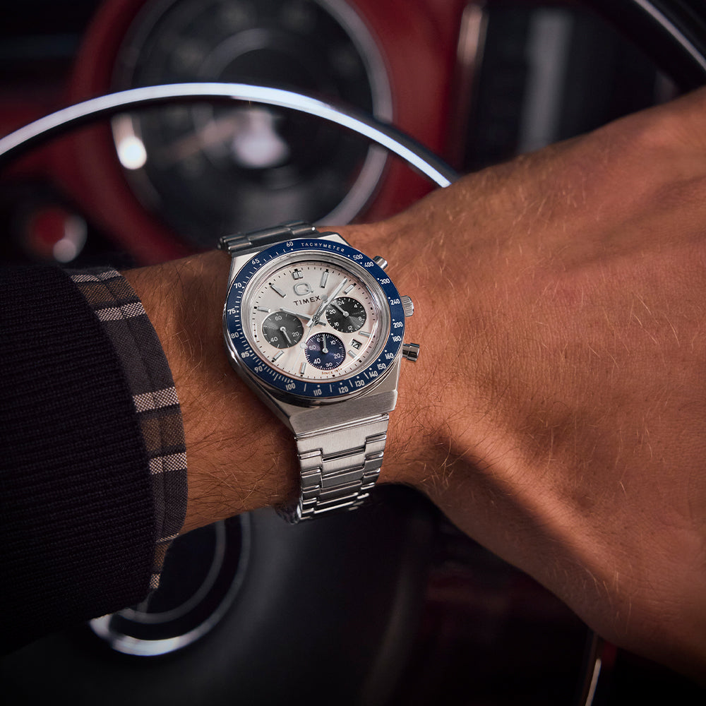 Timex Q Timex Chronograph 40mm Stainless Steel Band