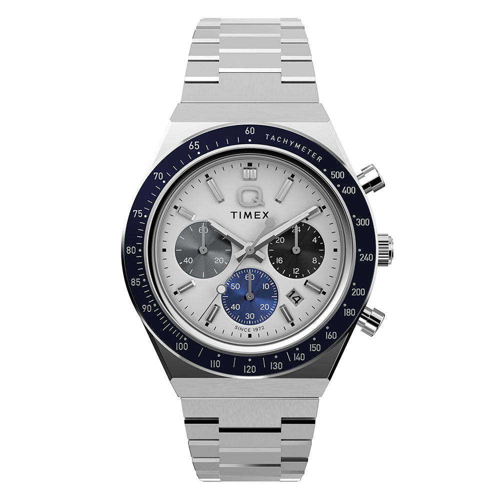 Timex Q Timex Chronograph 40mm Stainless Steel Band