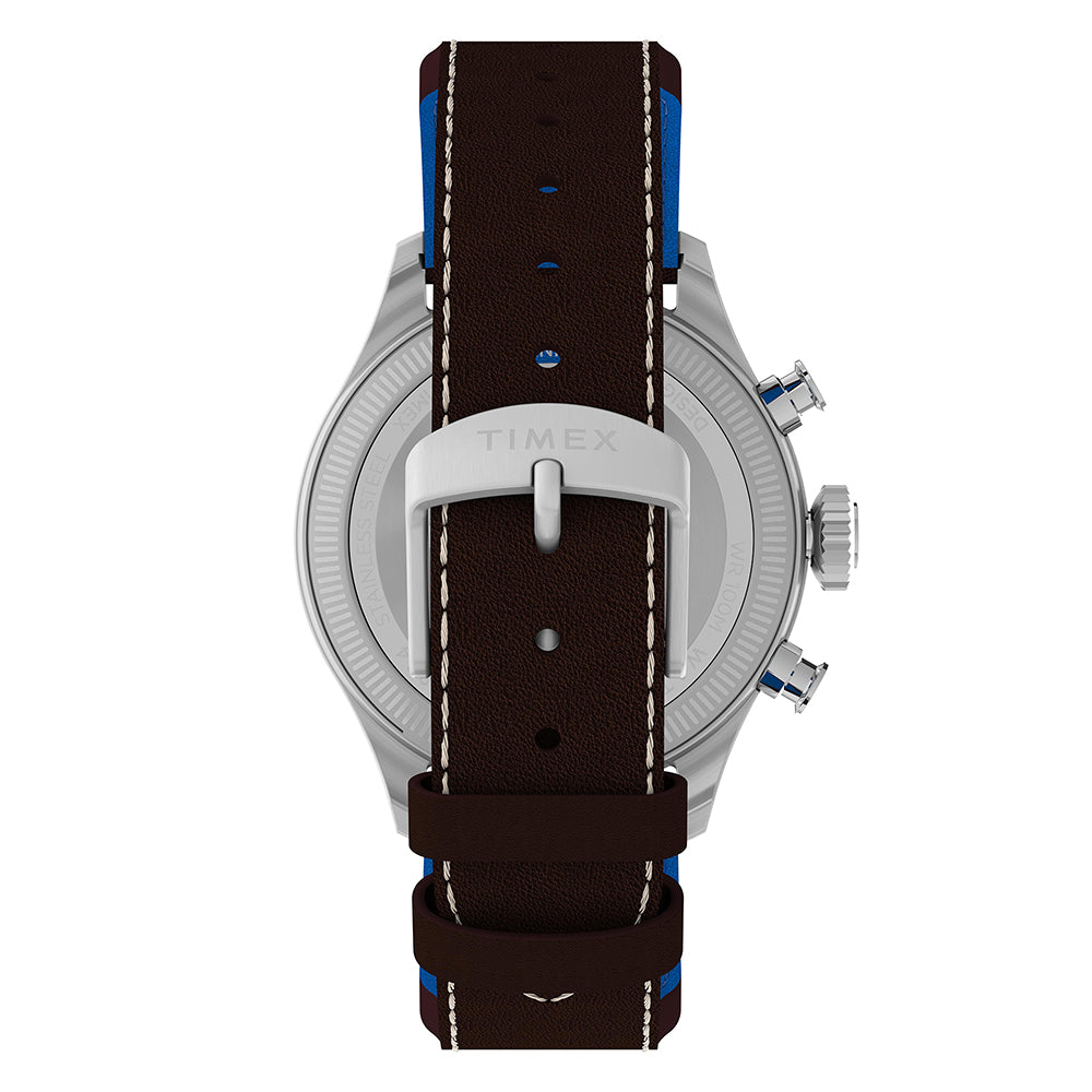 Timex Waterbury Ace Pan Am Chronograph 41mm Leather Band