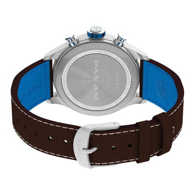 Timex Waterbury Ace Pan Am Chronograph 41mm Leather Band