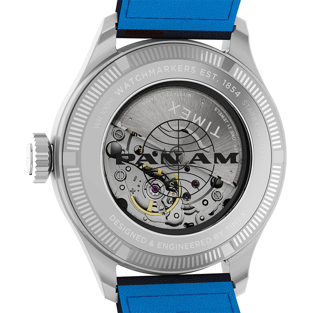 Timex Waterbury Ace Pan Am Automatic 41mm Leather Band