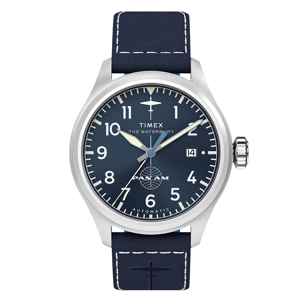 Timex Waterbury Ace Pan Am Automatic 41mm Leather Band