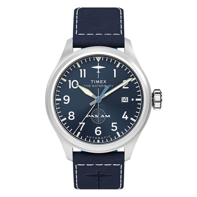 Timex Waterbury Ace Pan Am Automatic 41mm Leather Band