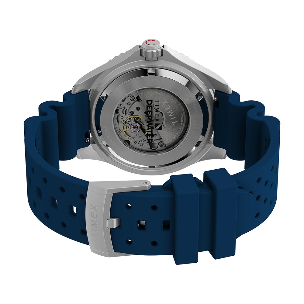 Timex Deepwater Meridian 200 Automatic 43mm Rubber Band