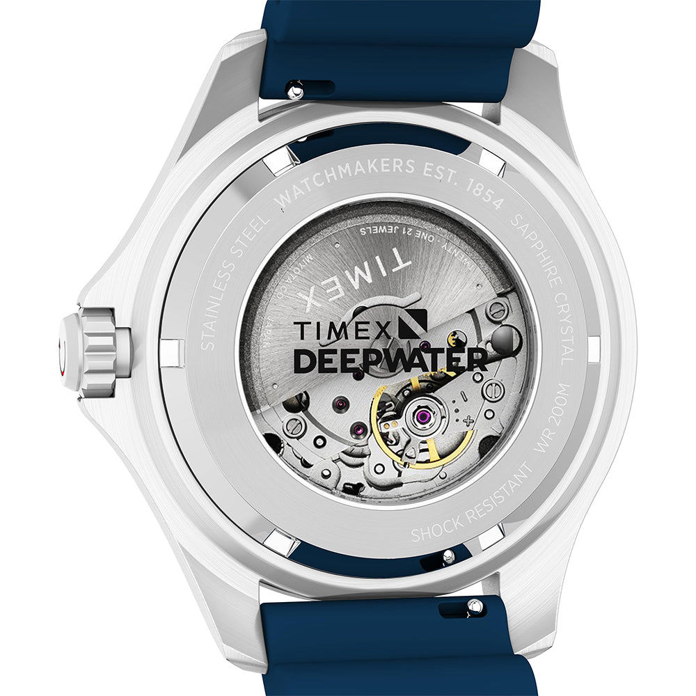 Timex Deepwater Meridian 200 Automatic 43mm Rubber Band