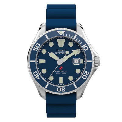 Timex Deepwater Meridian 200 Automatic 43mm Rubber Band