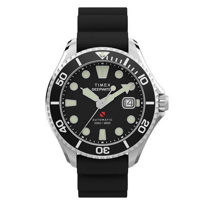 Timex Deepwater Meridian 200 Automatic 43mm Rubber Band
