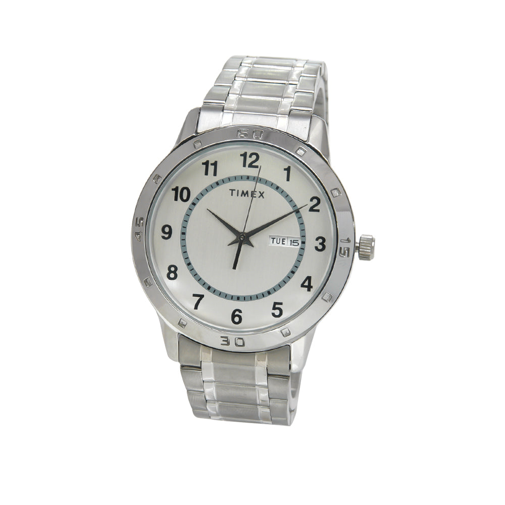 Timex Denver Day-Date 40mm Stainless Steel Band