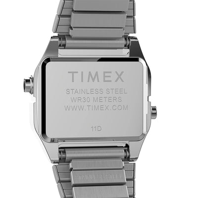 Timex Teeny Tiny Digital 20mm Stainless Steel Band