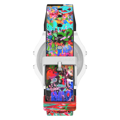 Timex Timex X Tv Boy Digital 34mm Stainless Steel Band