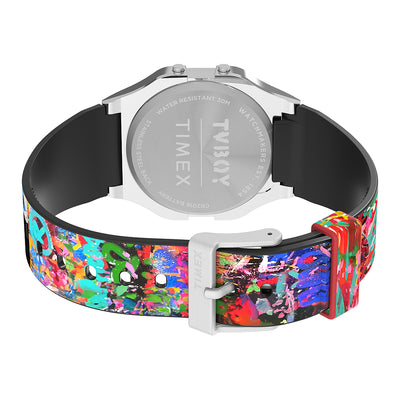 Timex Timex X Tv Boy Digital 34mm Stainless Steel Band