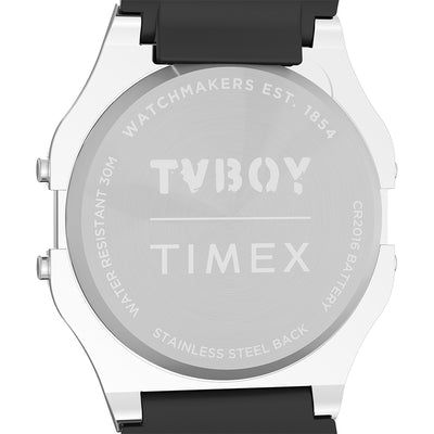 Timex Timex X Tv Boy Digital 34mm Stainless Steel Band