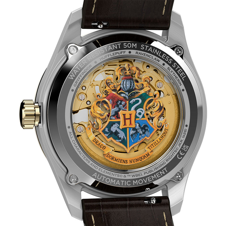 時計 TIMEX Harry Potter Waterbury Automatic Timex Timex Waterbury x Harry Potter Automatic 39mm Leather Band