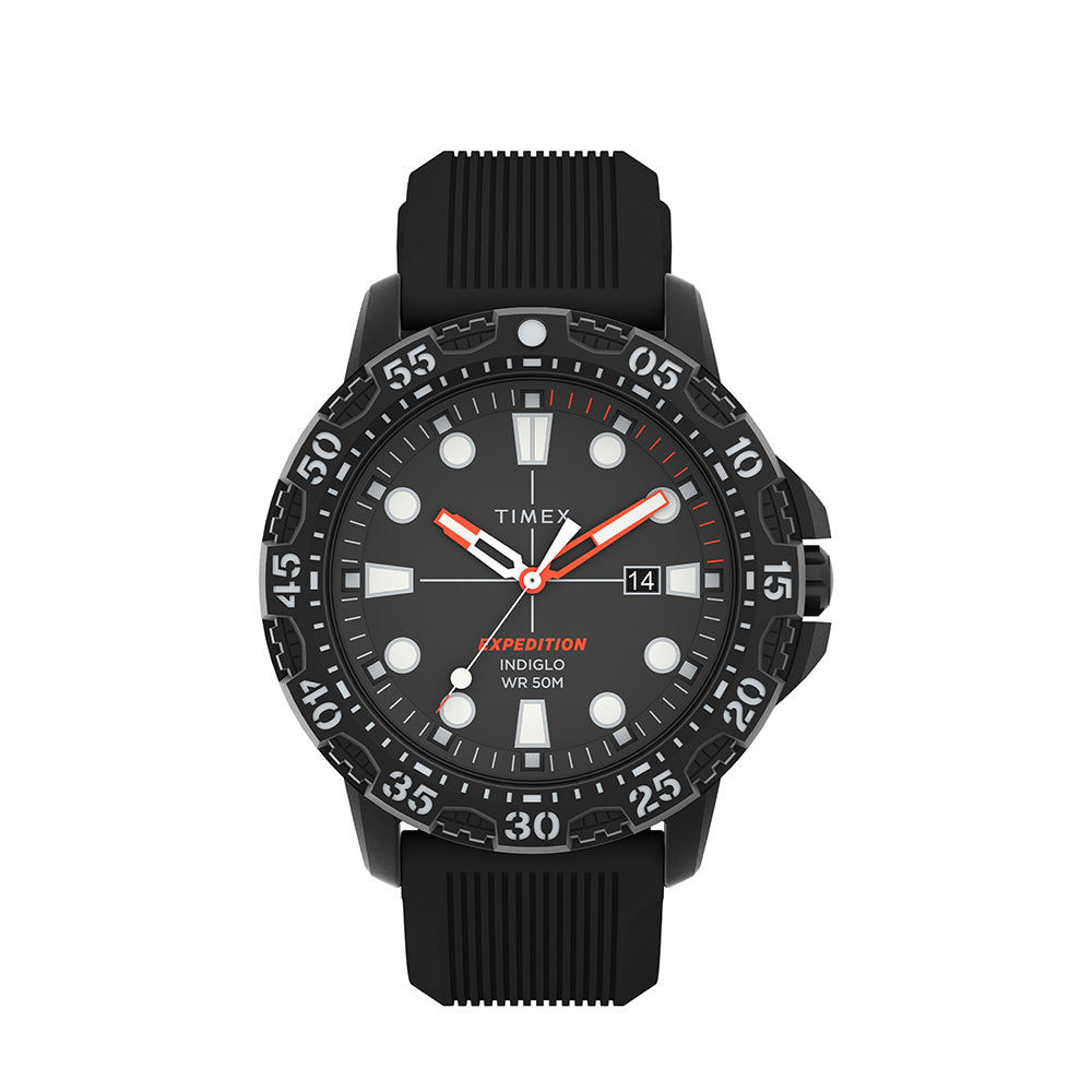 Timex Expedition® Gallatin Date 44mm Rubber Band