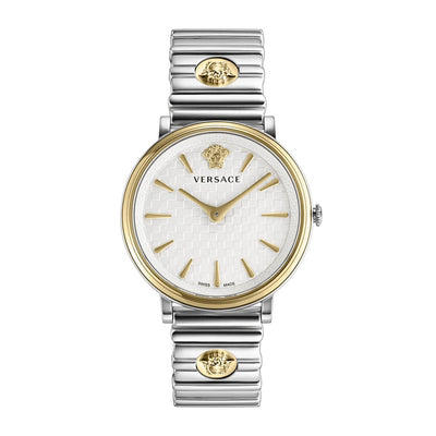 Versace V-Circle Lady 2-Hand 38mm Stainless Steel Band
