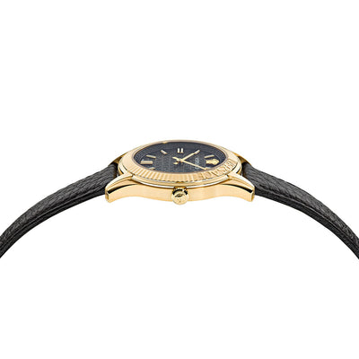 Versace Greca Timex Lady 2-Hand 35mm Leather Band