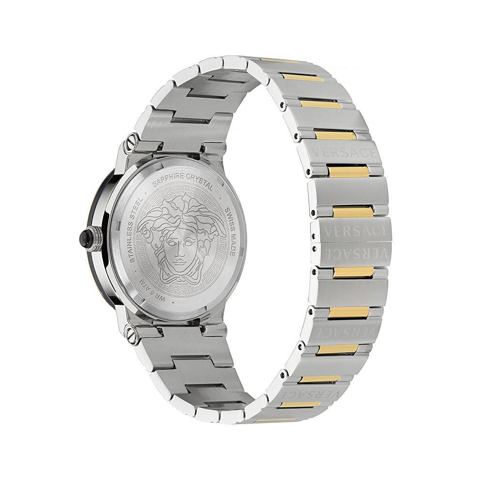 Versace Greca Logo Moonphase  38mm Stainless Steel Band