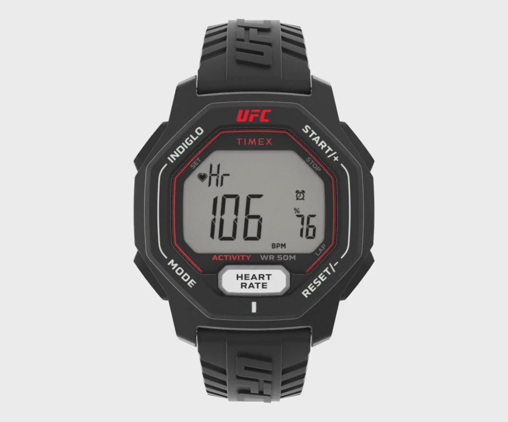 Timex Timex Ufc Spark Digital 46mm Resin Band