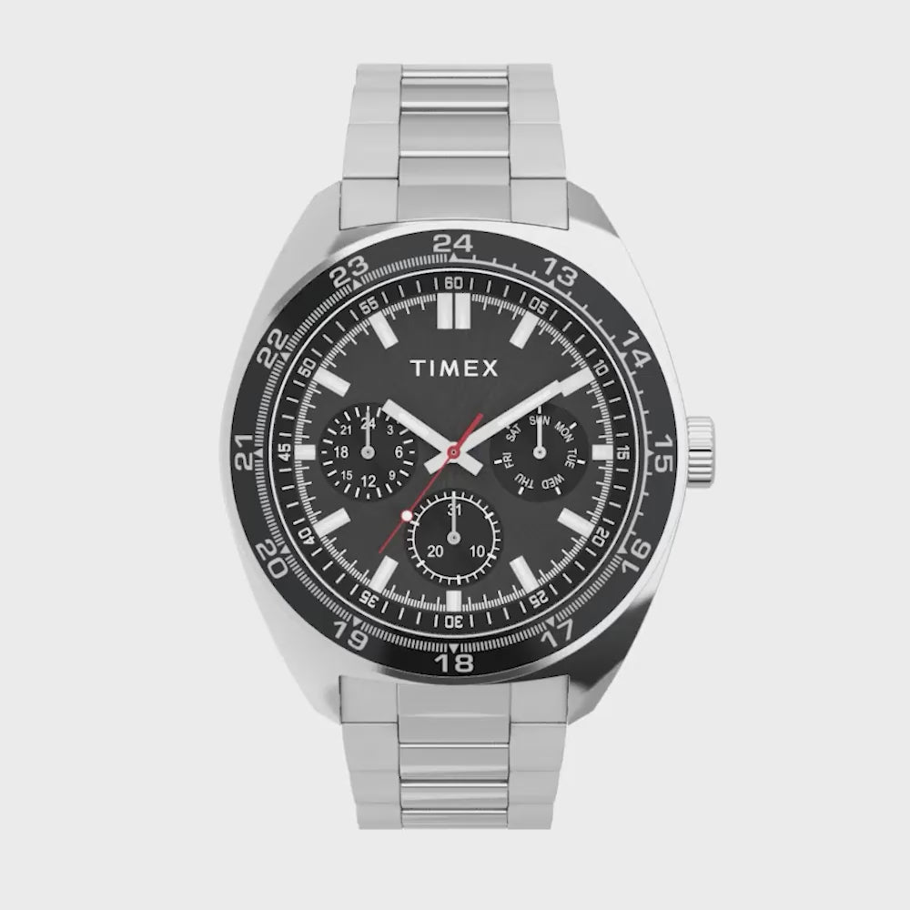 Timex Weston Multifunction 45mm Stainless Steel Band