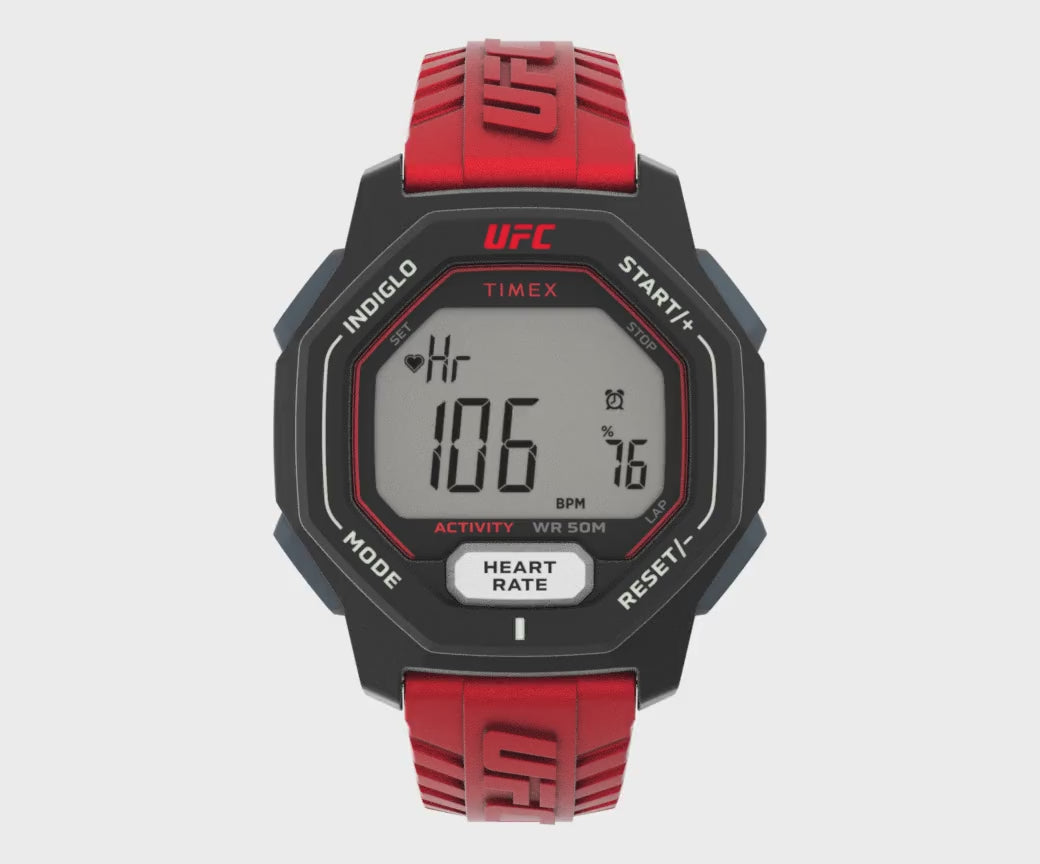 Timex Timex Ufc Spark Digital 46mm Resin Band