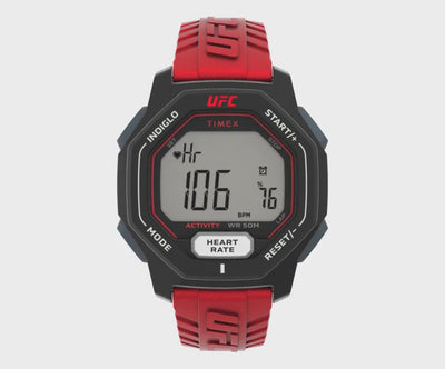 Timex Timex Ufc Spark Digital 46mm Resin Band