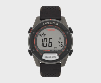 Timex Expedition Rugged Digital 43mm Leather Band