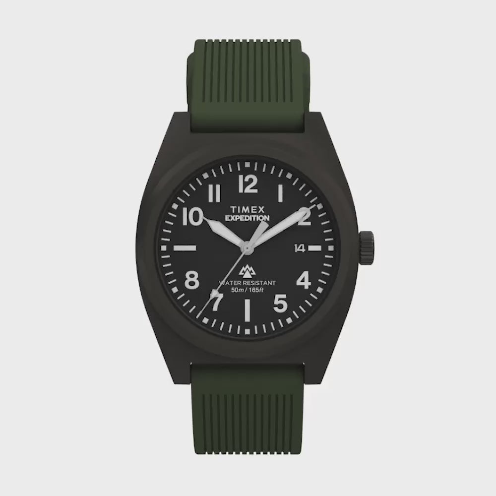 Timex Expedition Field Date 39mm Silicone Band