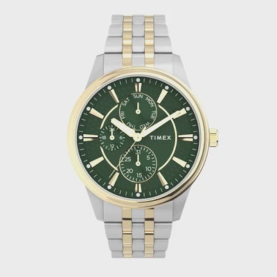 Timex Chicago Multifunction 45mm Stainless Steel Band