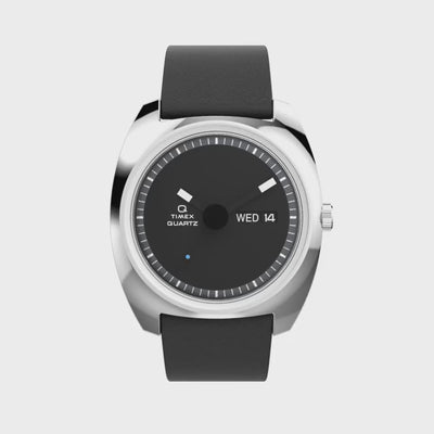 Timex Q Timex Enigma Day-Date 37mm Leather Band