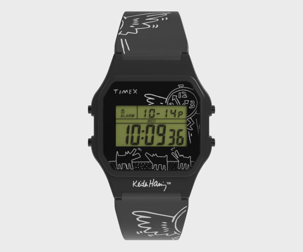 Timex Timex x Keith Haring T80 Digital 34mm Resin Band