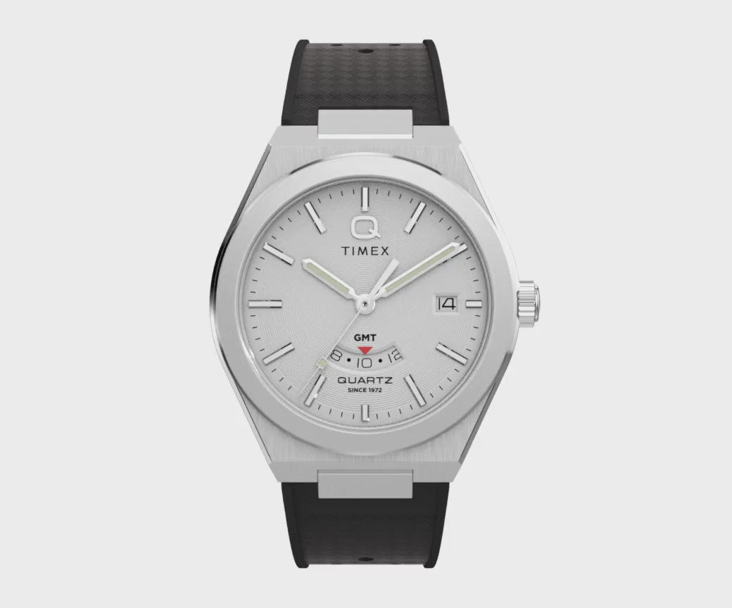 Timex Q Timex Continental  Gmt 39mm Leather Band