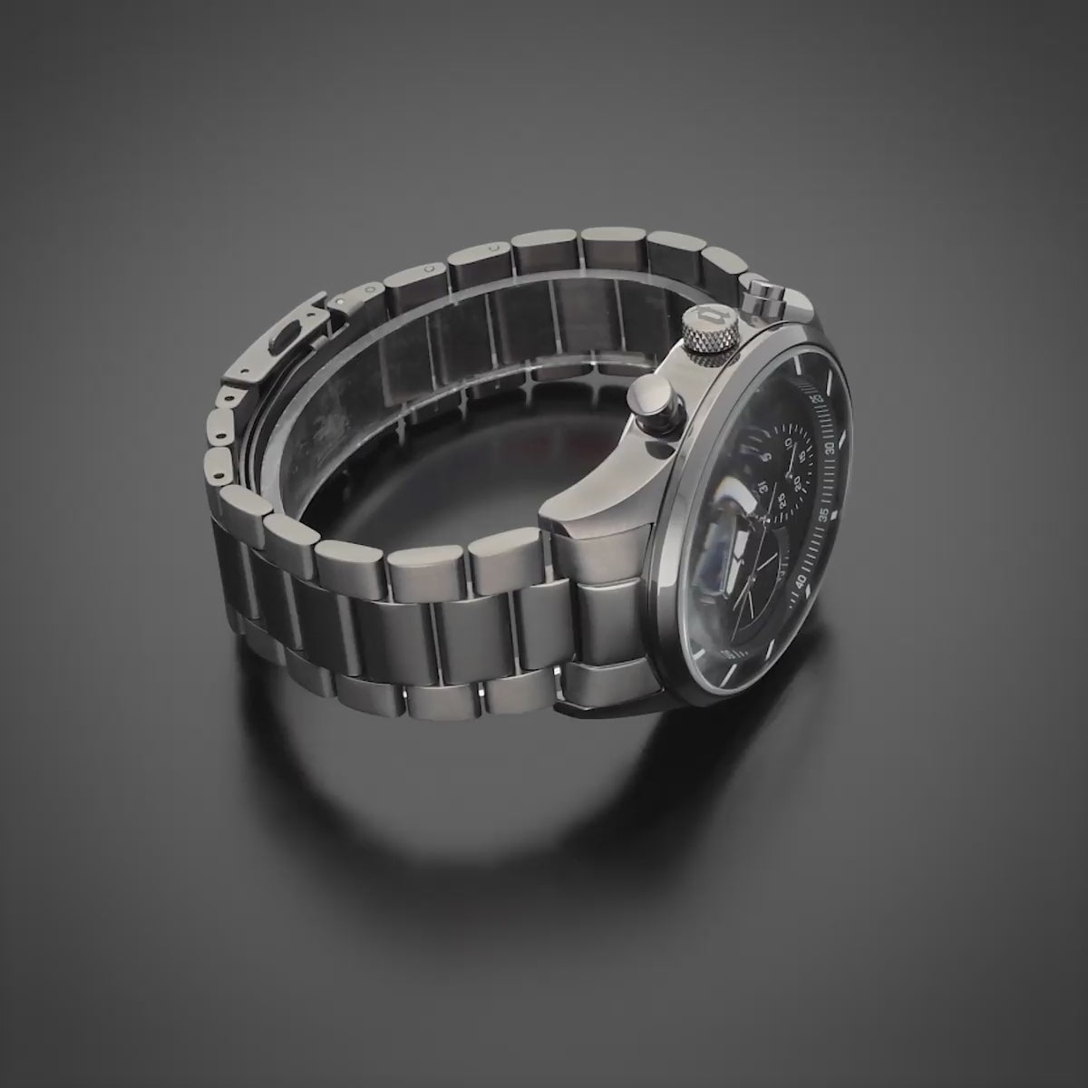 Police Driver Ii Multifunction 43.5mm Stainless Steel Band