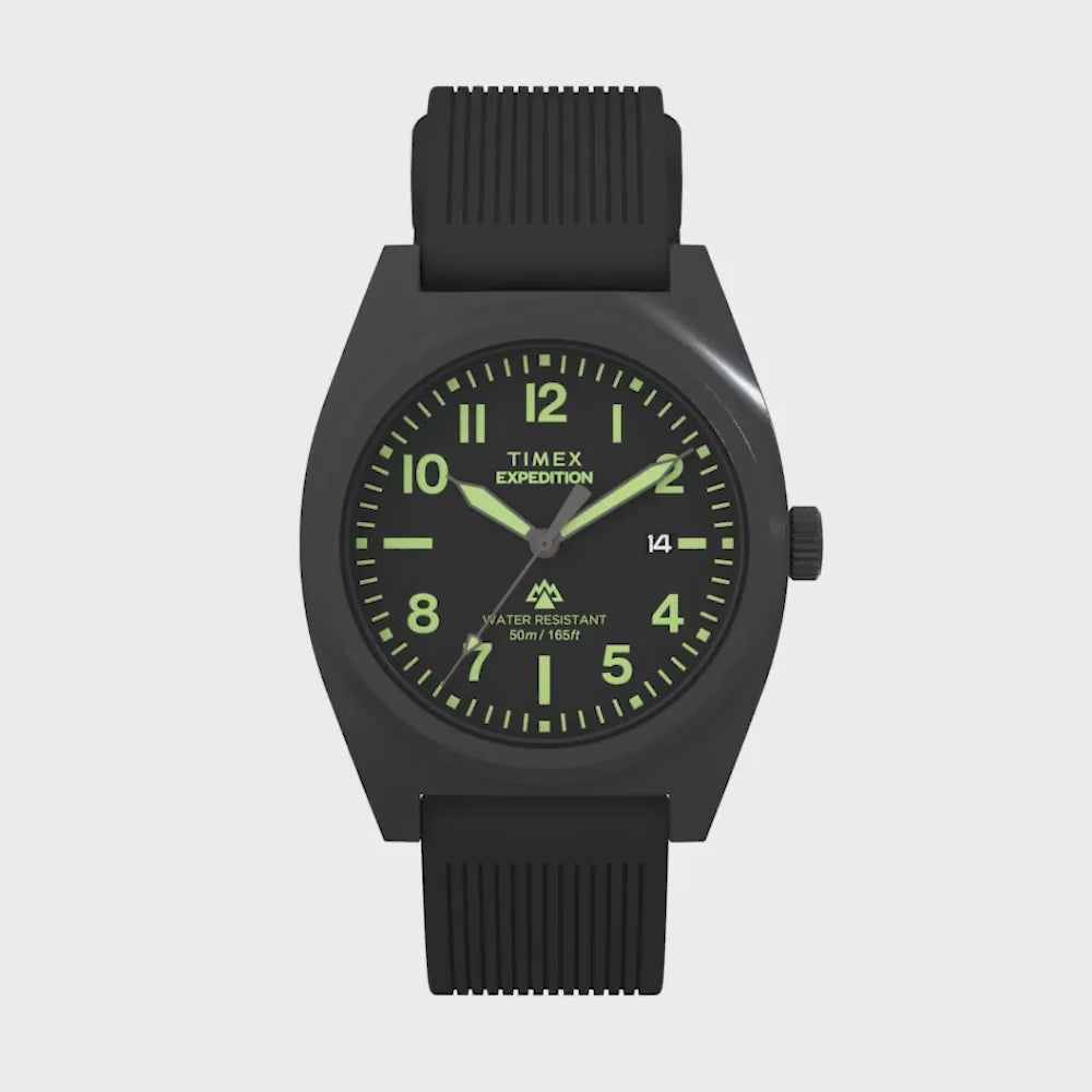 Timex Expedition Field Date 39mm Silicone Band