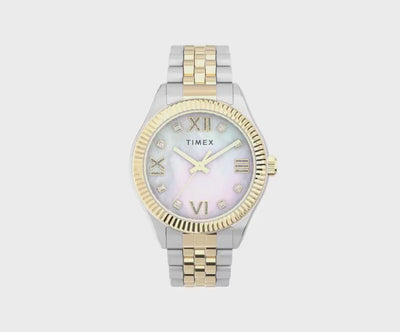 Timex Legacy 3-Hand 34mm Stainless Steel Band