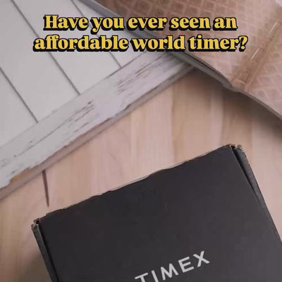 Timex Q Timex 1972 Reissue Date 39mm Leather Band