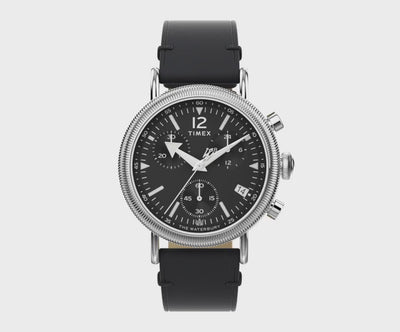 Timex Waterbury Standard Date 40mm Leather Band