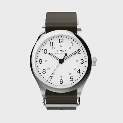 Timex Weekender 3-Hand 39mm Leather Band