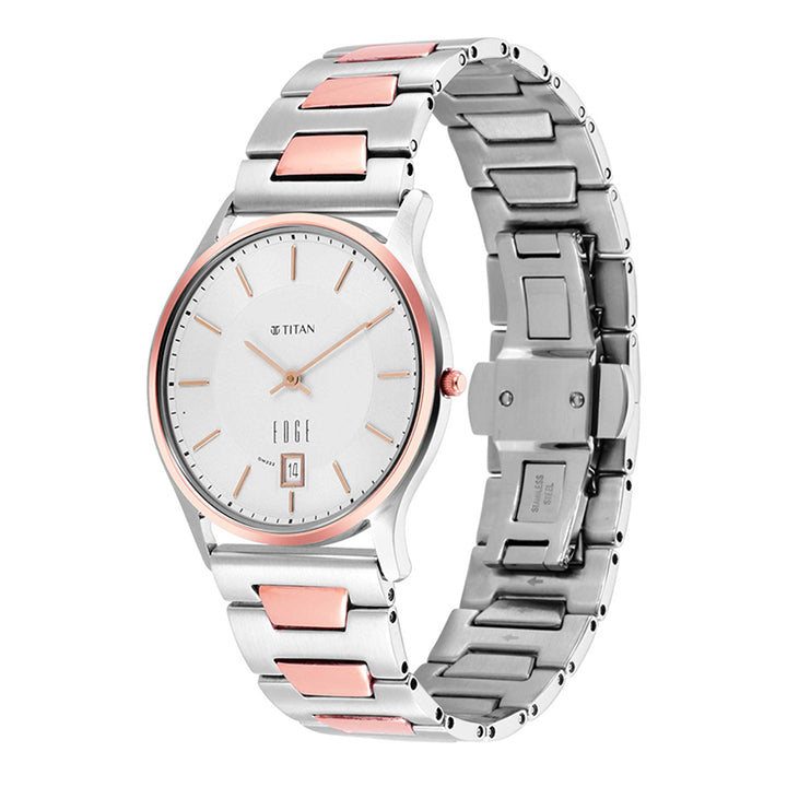 Titan Edge 3-Hand 38mm Stainless Steel Band - Main Image